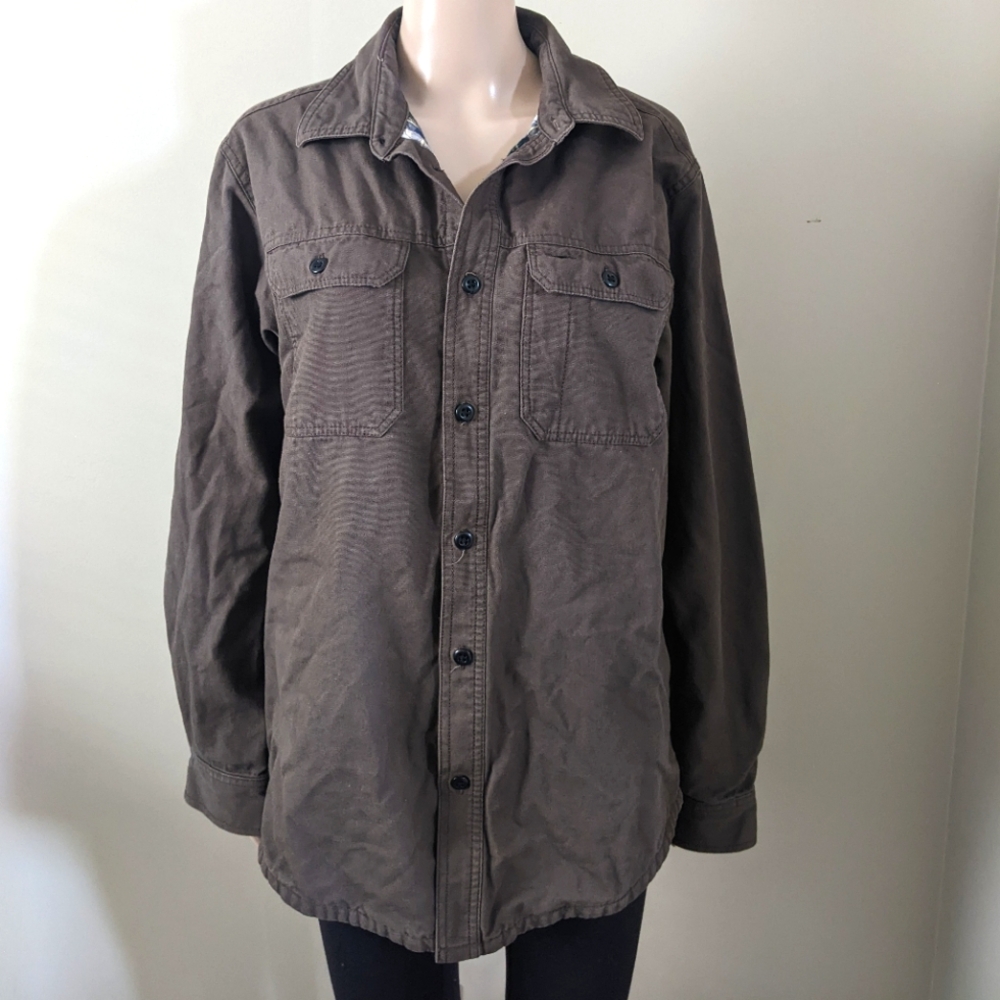 Eddie Bauer lined military field jacket, men's small